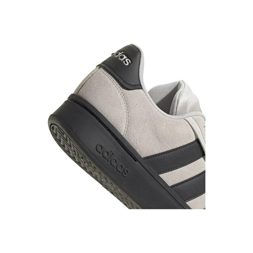Adidas Grand Court Alpha (IH1287) Shoes Suede Grey Men's Size 9.5 NEW